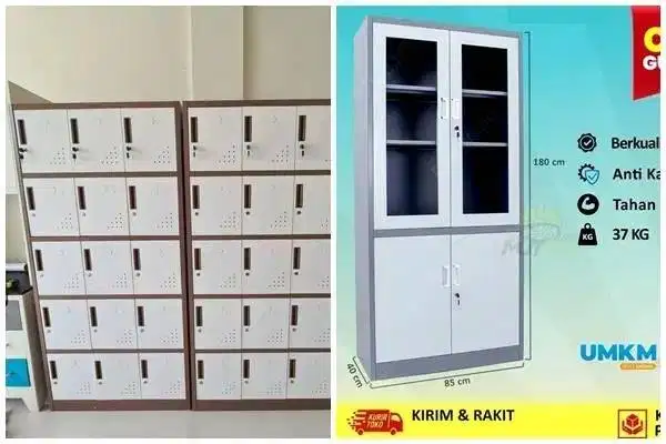 Jual Lemari ARSIP Locker Loker Besi EL broter import Conceal Mandiri U
