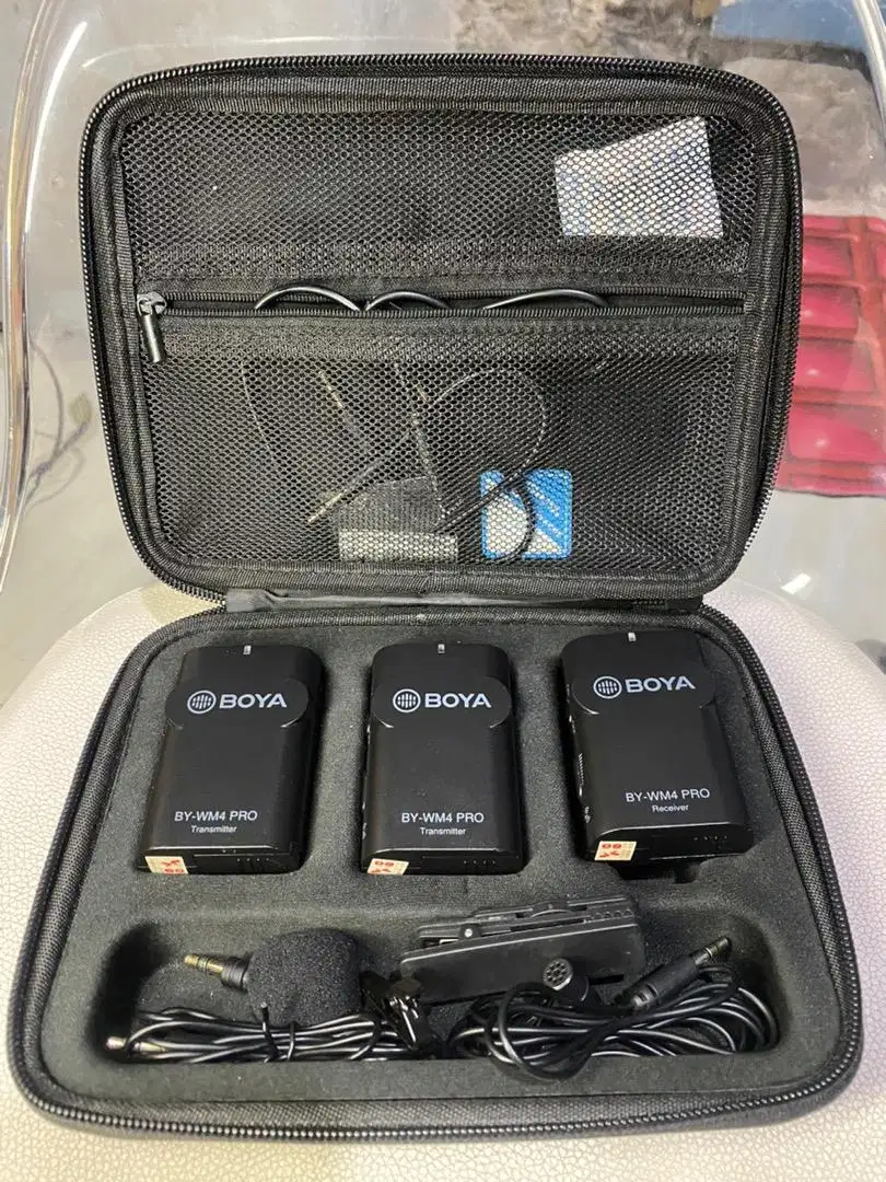 BOYA BY-WM4 Pro K2 Wireless Mic Clip On for Camera & Smartphone