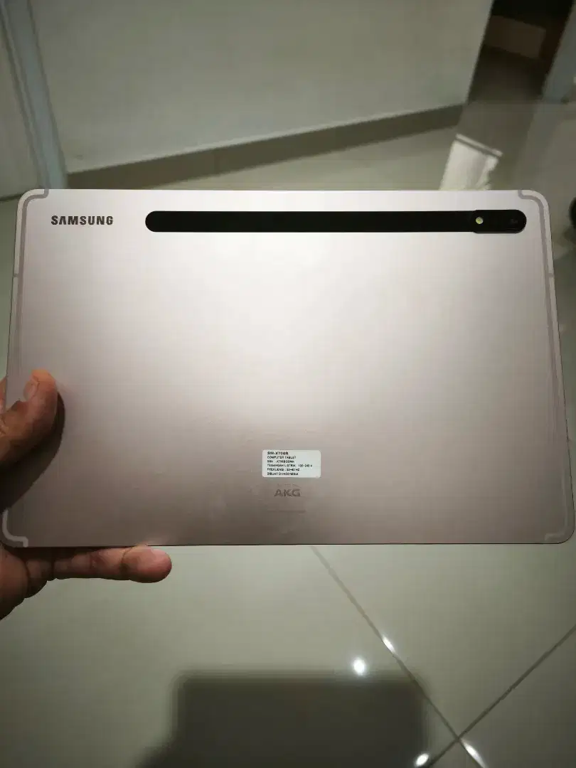 Samsung Tab S8 5G 8/128Gb Pink SEIN Like New BH ±97% Mulus99% Keyboard