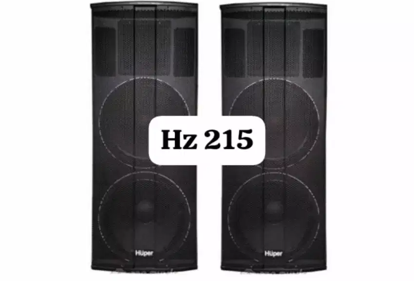 Speaker 3way active huper hz215a 1000watt double 15in x 2