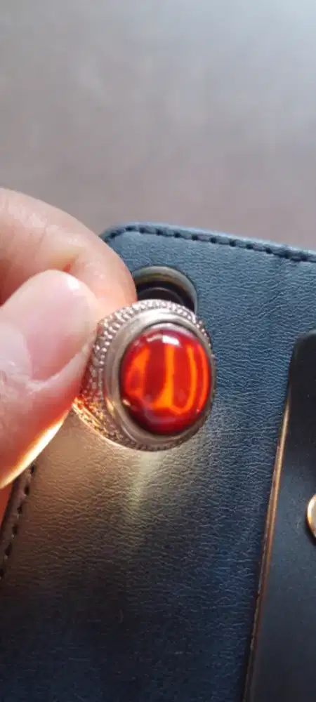 Batu Akik tulisan lafadz Alloh