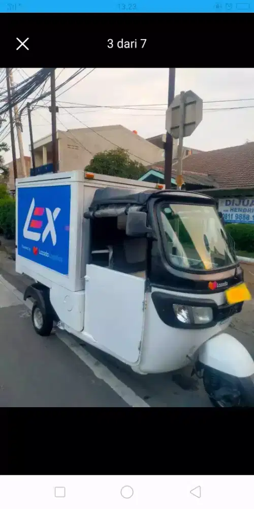 Motor roda tiga box TVS cargo