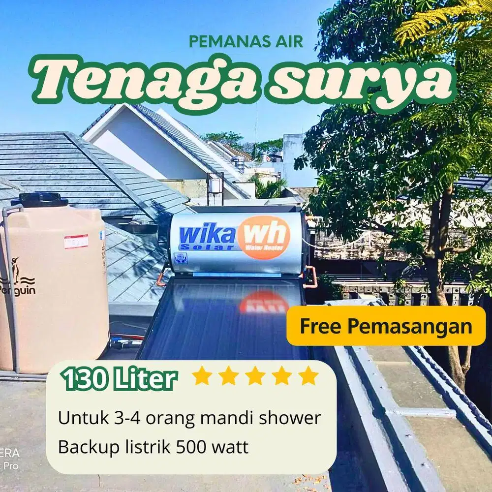 Pemanas Air Matahari Wika Solar Water Heater