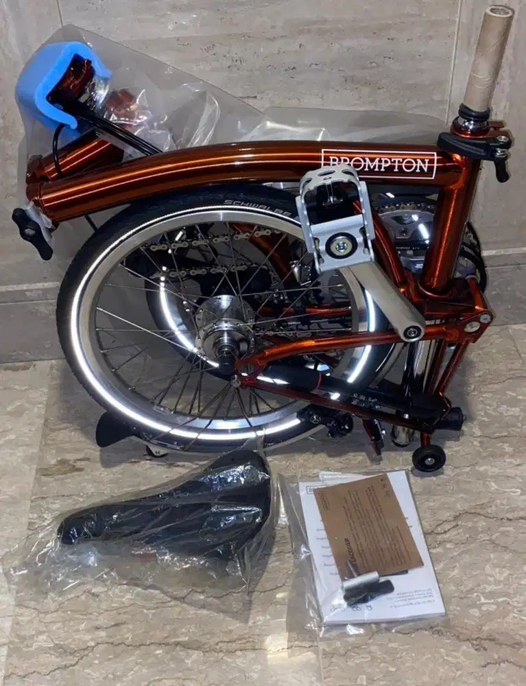 New Sepeda brompton flame lacquer