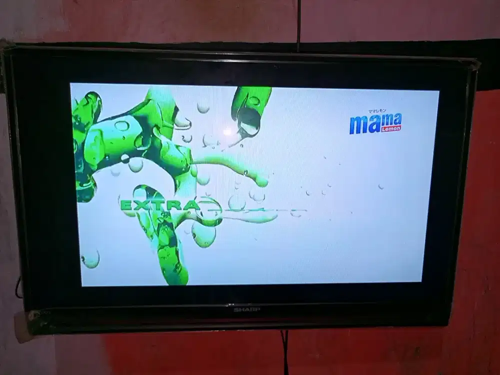 cuci gudang. tv led aharp aquos 32 inch