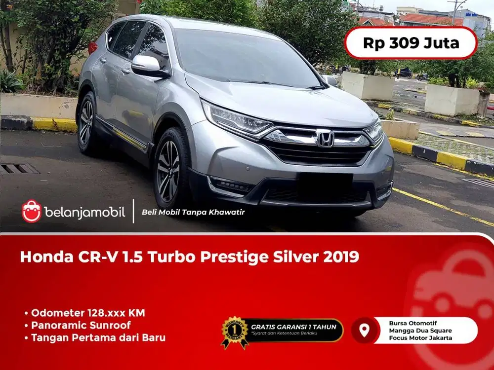 [PANORAMIC] Honda CR-V CR V CRV 1.5 Turbo Prestige Sunroof Silver 2019