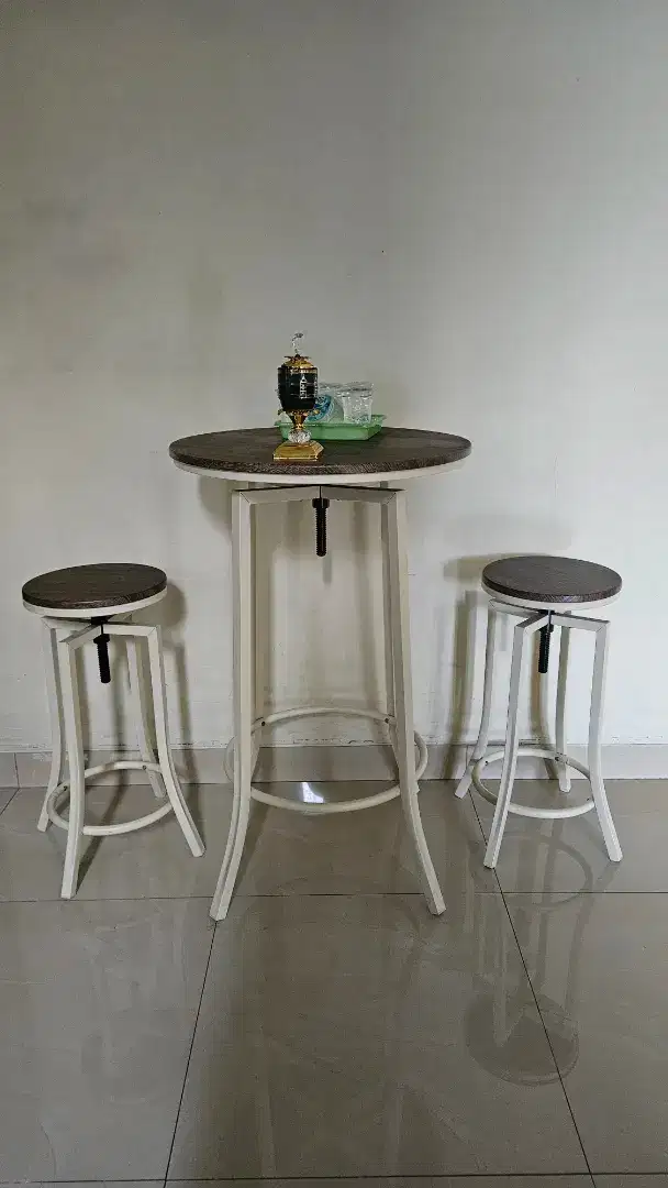 Set meja kursi 2 dudukan