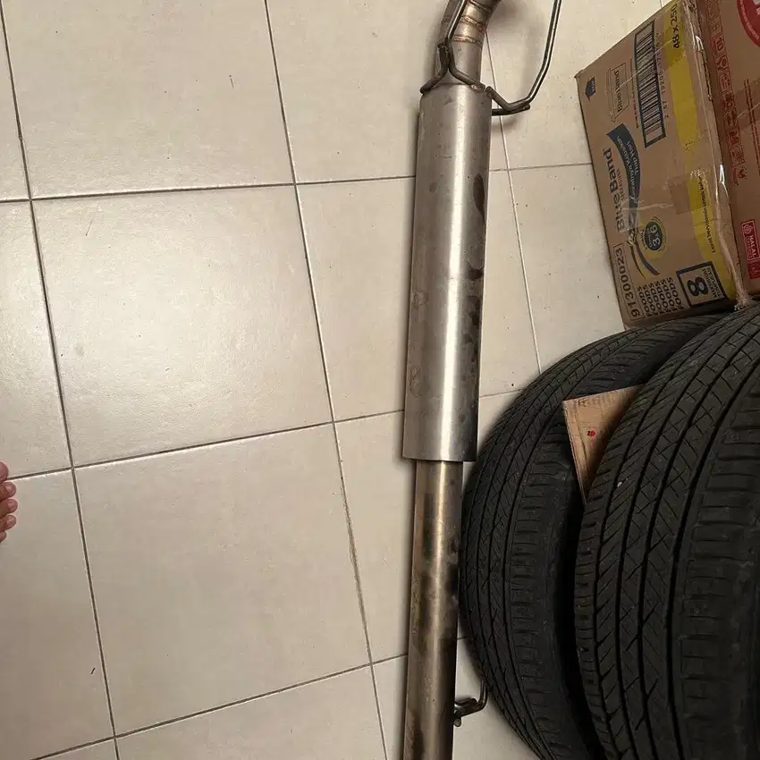 Muffler gansing drag V2 reborn 2gd like new pakai 2 bulan saja PnP
