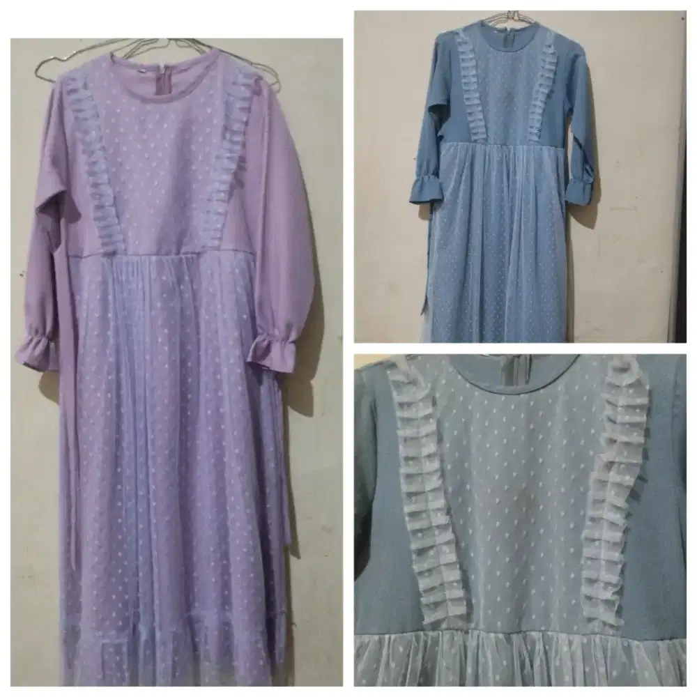 gamis renda tile couple anak tanggung