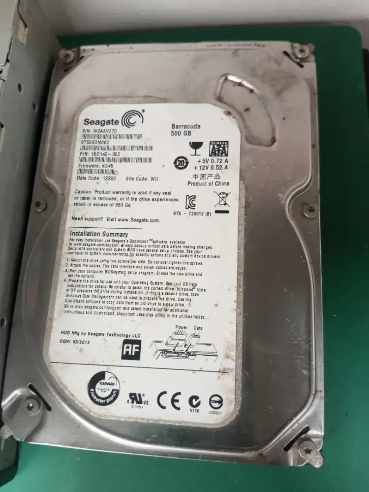 Seagate baracuda 500gb
