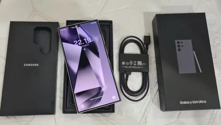 Samsung Galaxy S24 Ultra 5G ram 12/1000gb (1tb) lengkap