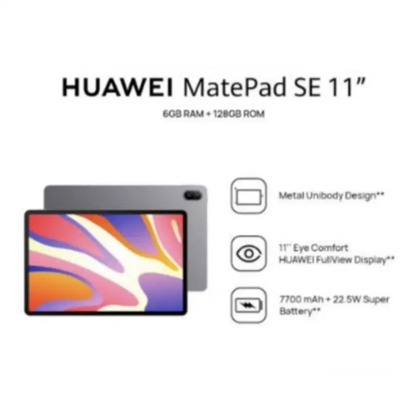 TAb Huawei Matepad SE 11 6/128 11inch garansi resmi Inbox