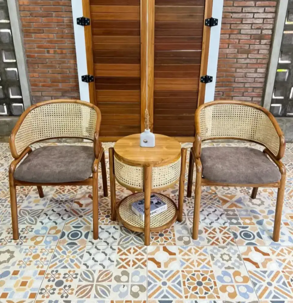 Kursi teras/kursi cafe jati