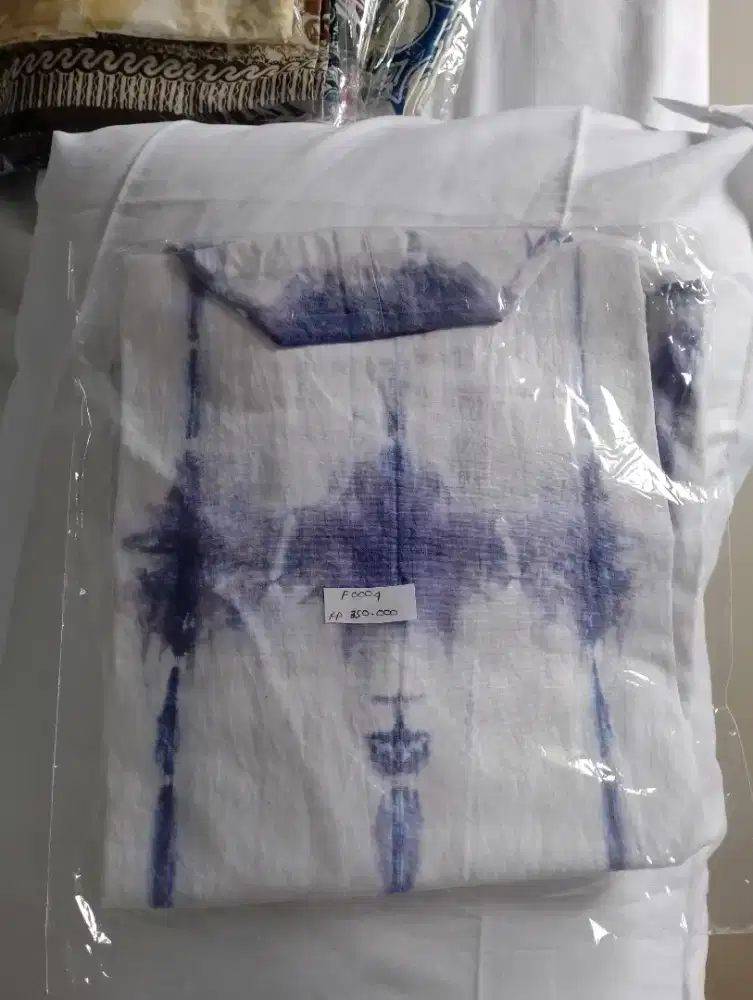 Kimono Shibori Pewarna Alam Indigofera