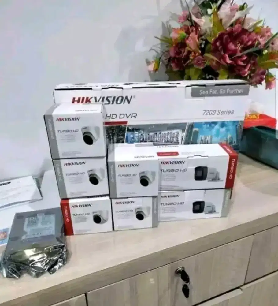 Cctv Hikvision 2mp komplit Plus Pemasangan