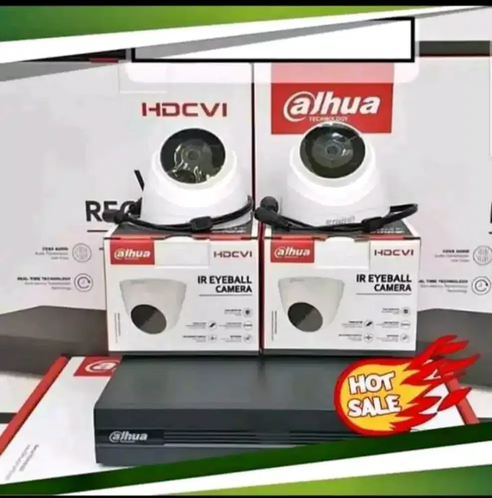 Paket Lengkap Cctv Dahua 2Mp Plus Pasang