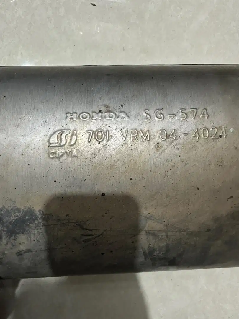Tabung/muffler ex Jazz GD3 Vtec 2007 mmc