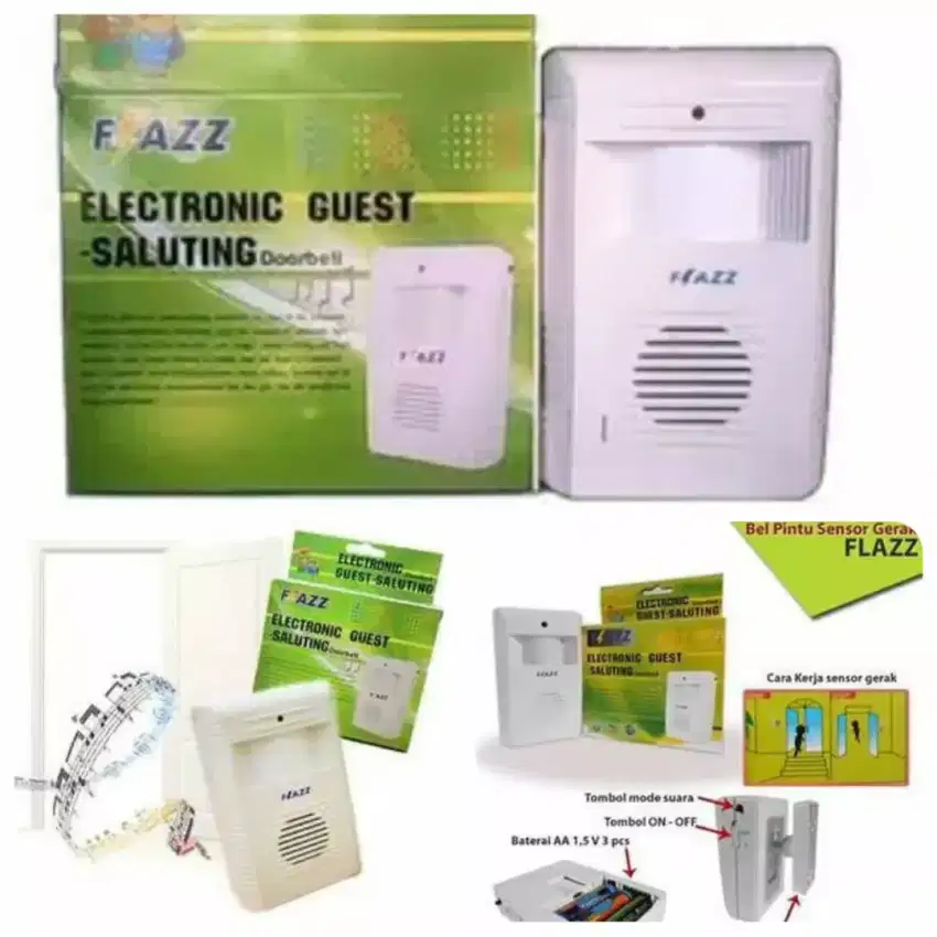 New Bel Pintu Sensor Gerak