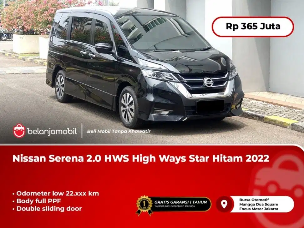 [ BODY FULL PPF ] Nissan Serena 2.0 HWS High Way Star Hitam 2022/2023