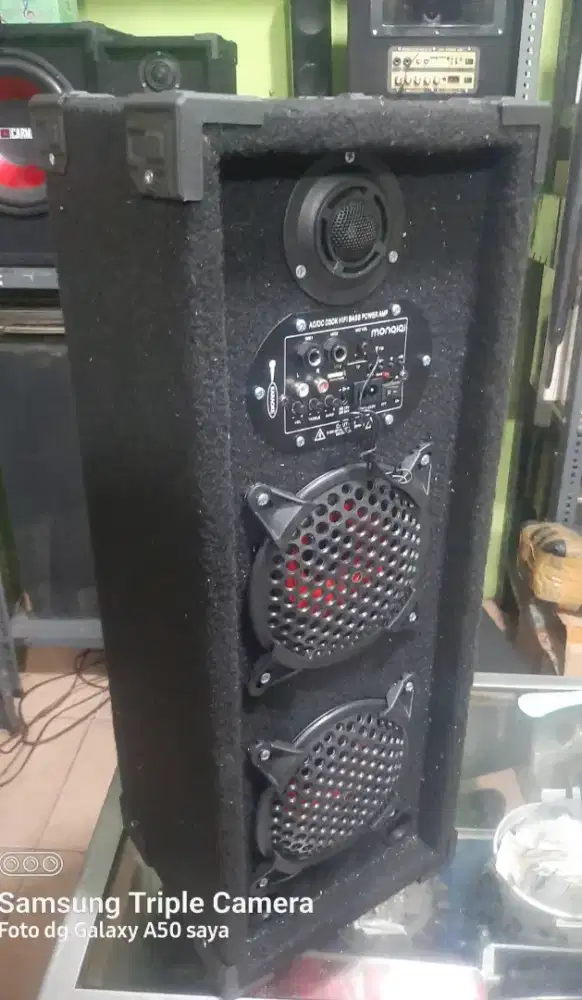 Salon aktif 5inc bloetoot doble model berdiri