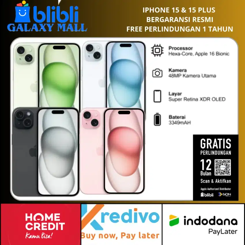 Promo Iphone 15 Bergaransi Resmi Apple Indonesia