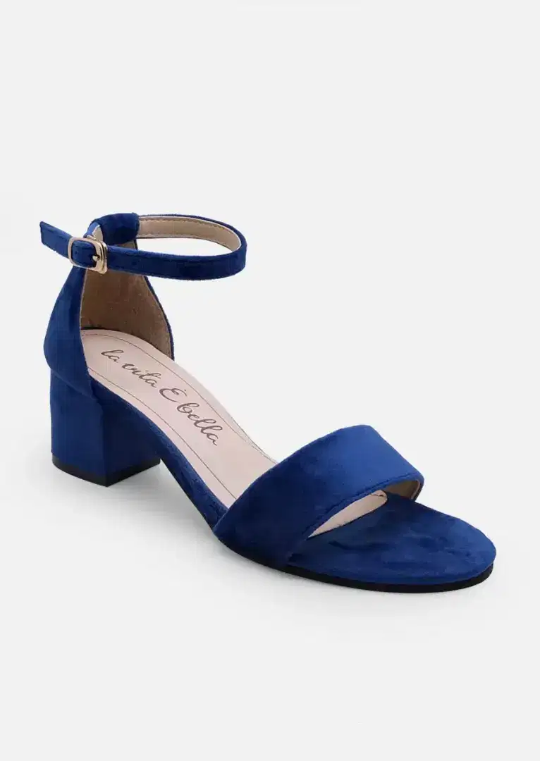 Heels biru bca sepatu hak tinggi oke bgt