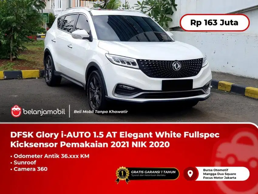 [ FULLSPECK ] DFSK Glory i-AUTO 1.5 AT Elegant PUTIH 2020 2021
