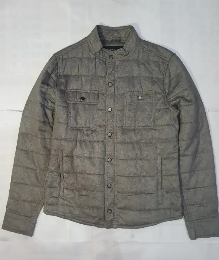 Jaket Zara Man Bikers Riding Suede