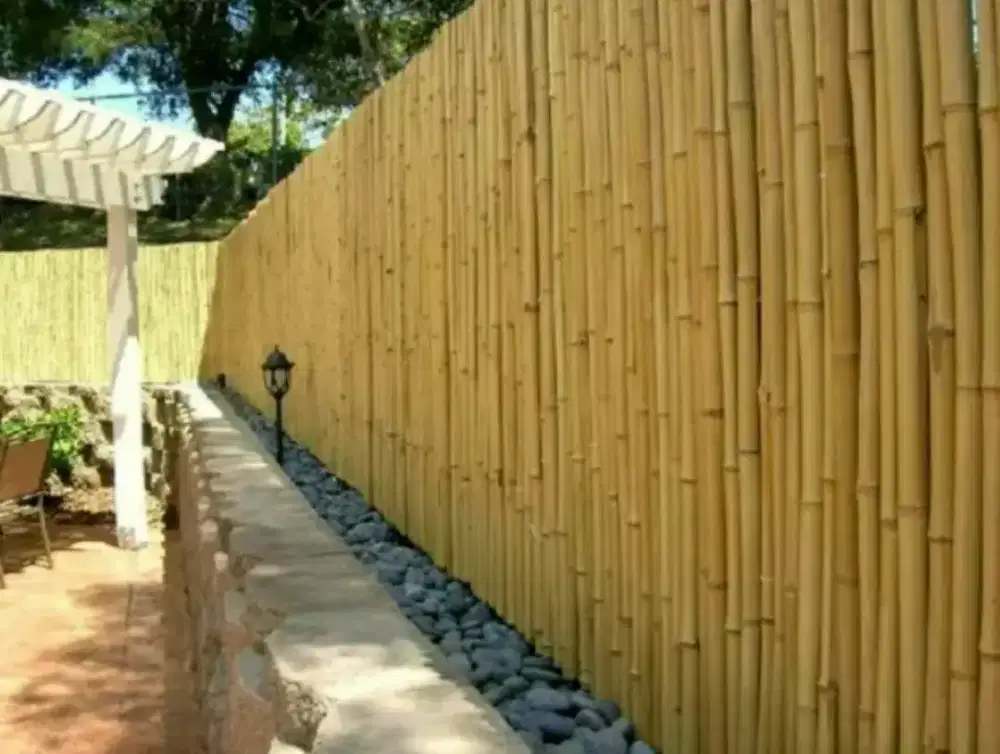 Jual pohon hias dan pagar bambu