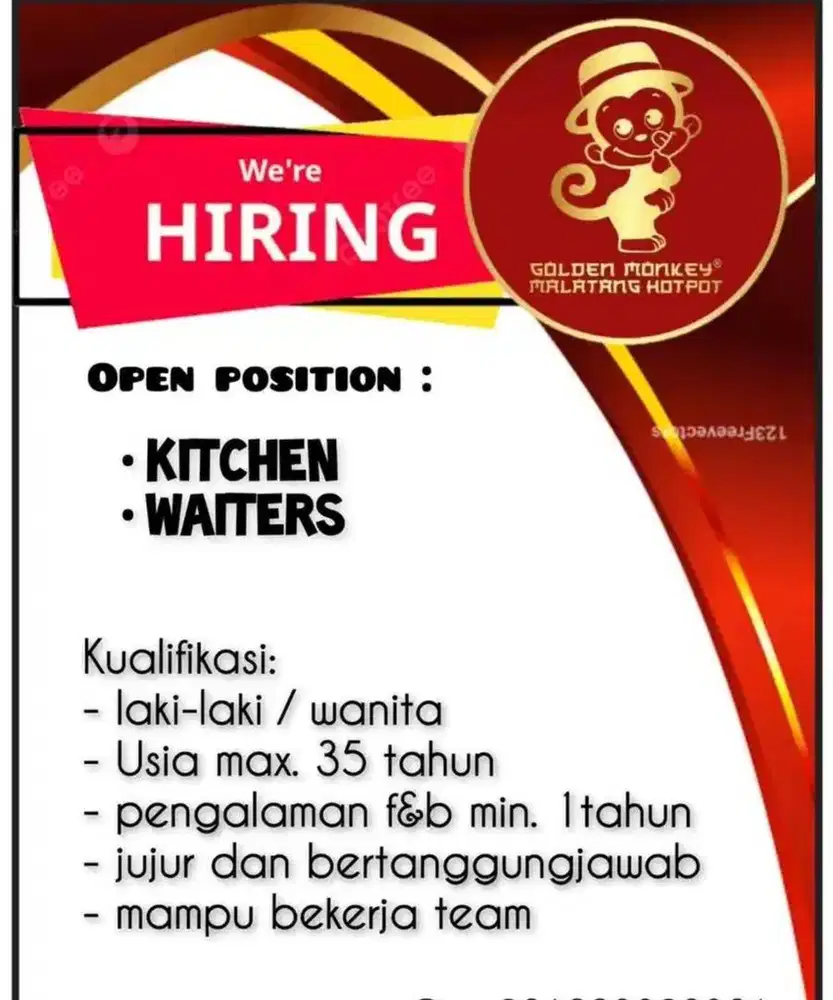 Dicari Kasir  yg sudah berpengalaman