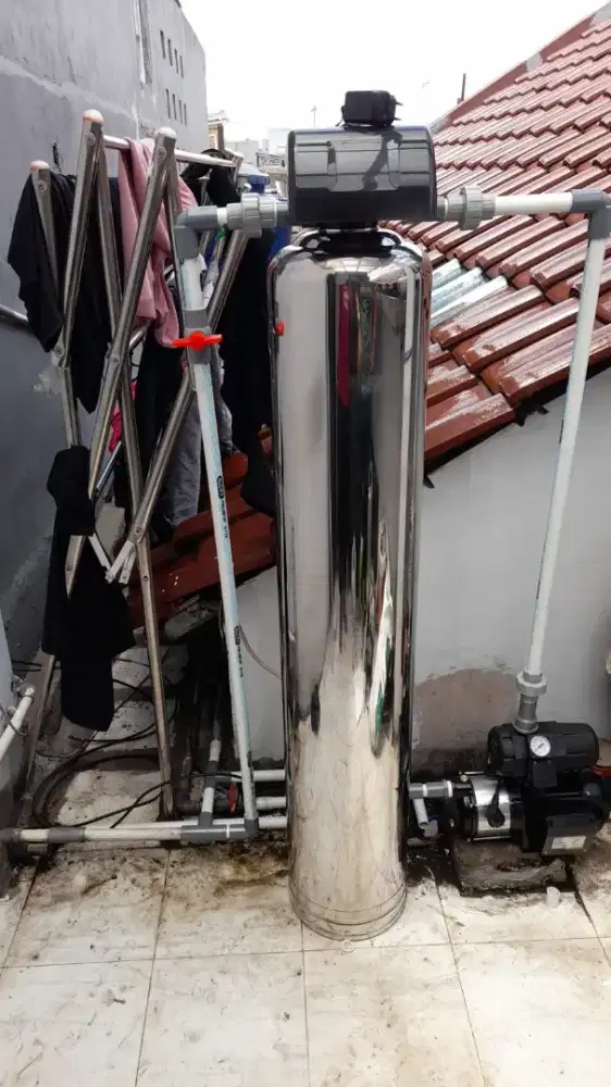 Filter Air Costume Tabung Stainless Steel 1054 + 3 Media