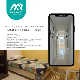 Rumas Kos 40 Kamar Dekat Politeknik UI, Mall Margo City