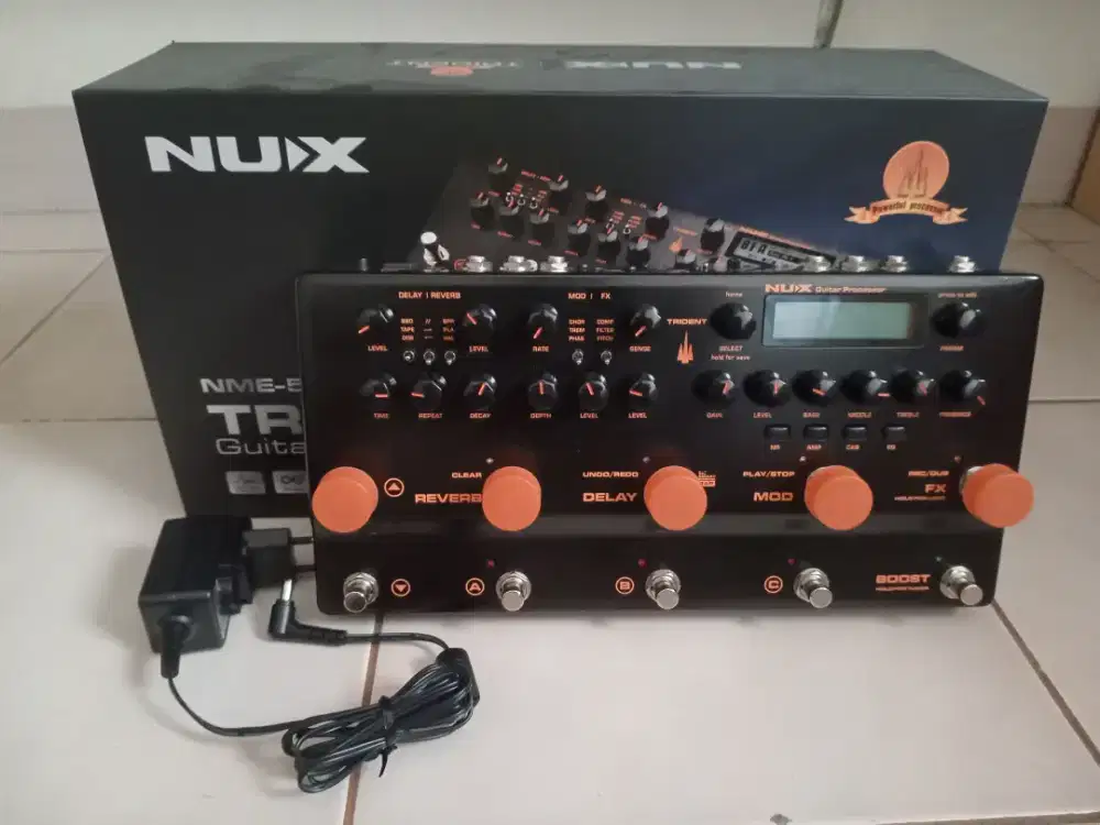 Nux Trident NME-5 efek gitar bekas bukan valeton helix boss ampero
