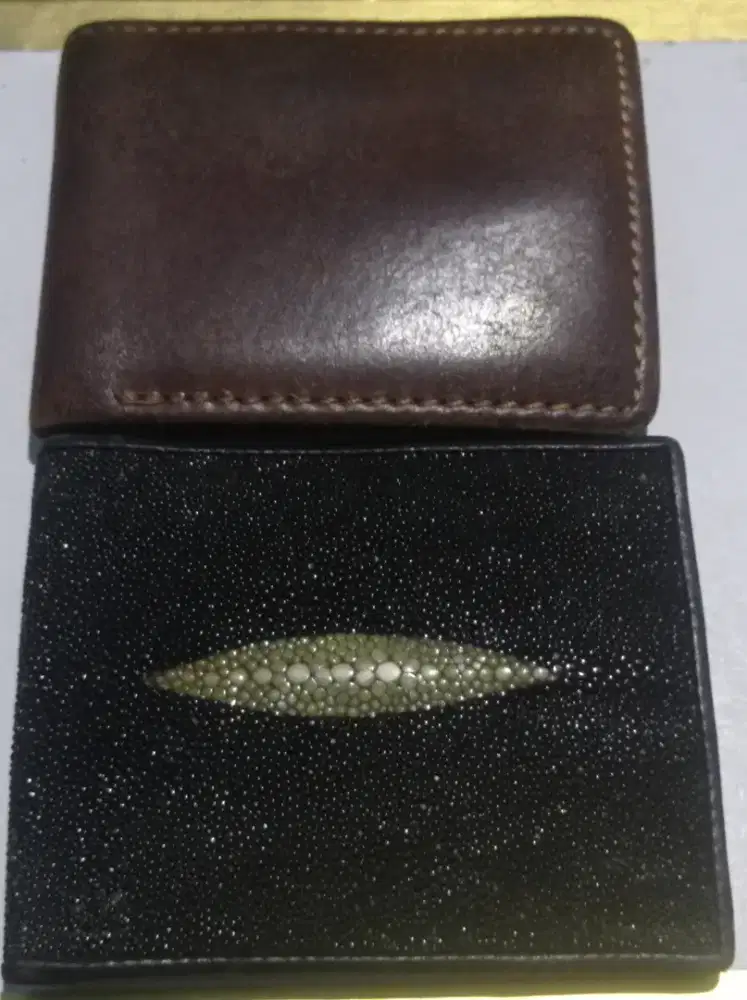 Dompet : Kulit Ikan Pari & Dompet Kulit
