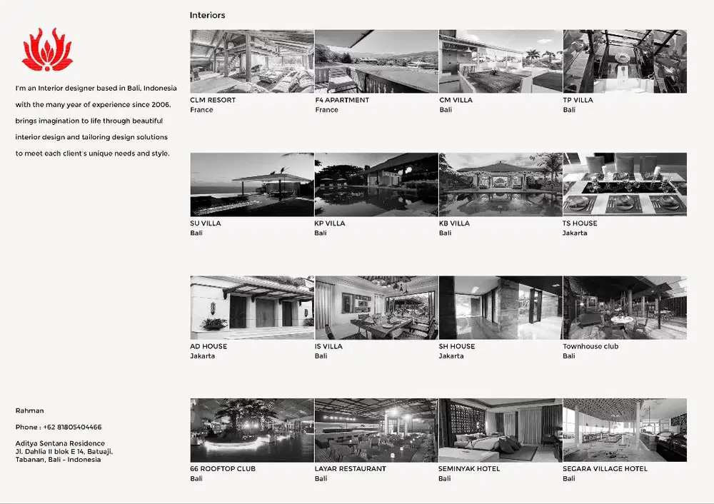 Jasa desain interior arsitektural di Indonesia