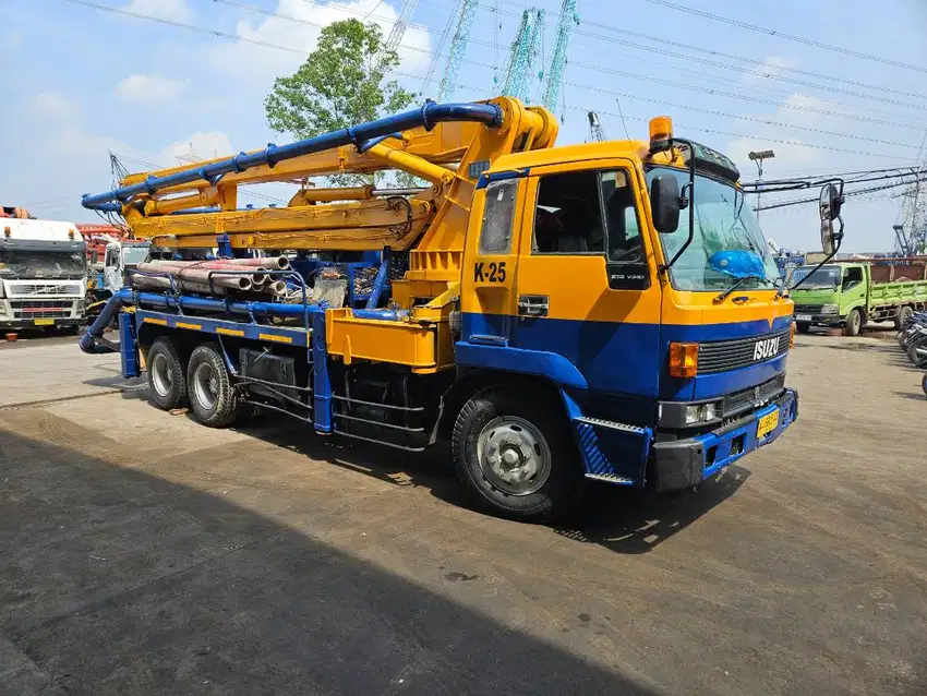 Jual Concrete Pump Boom Truck Model IHI IPF 30 meter
