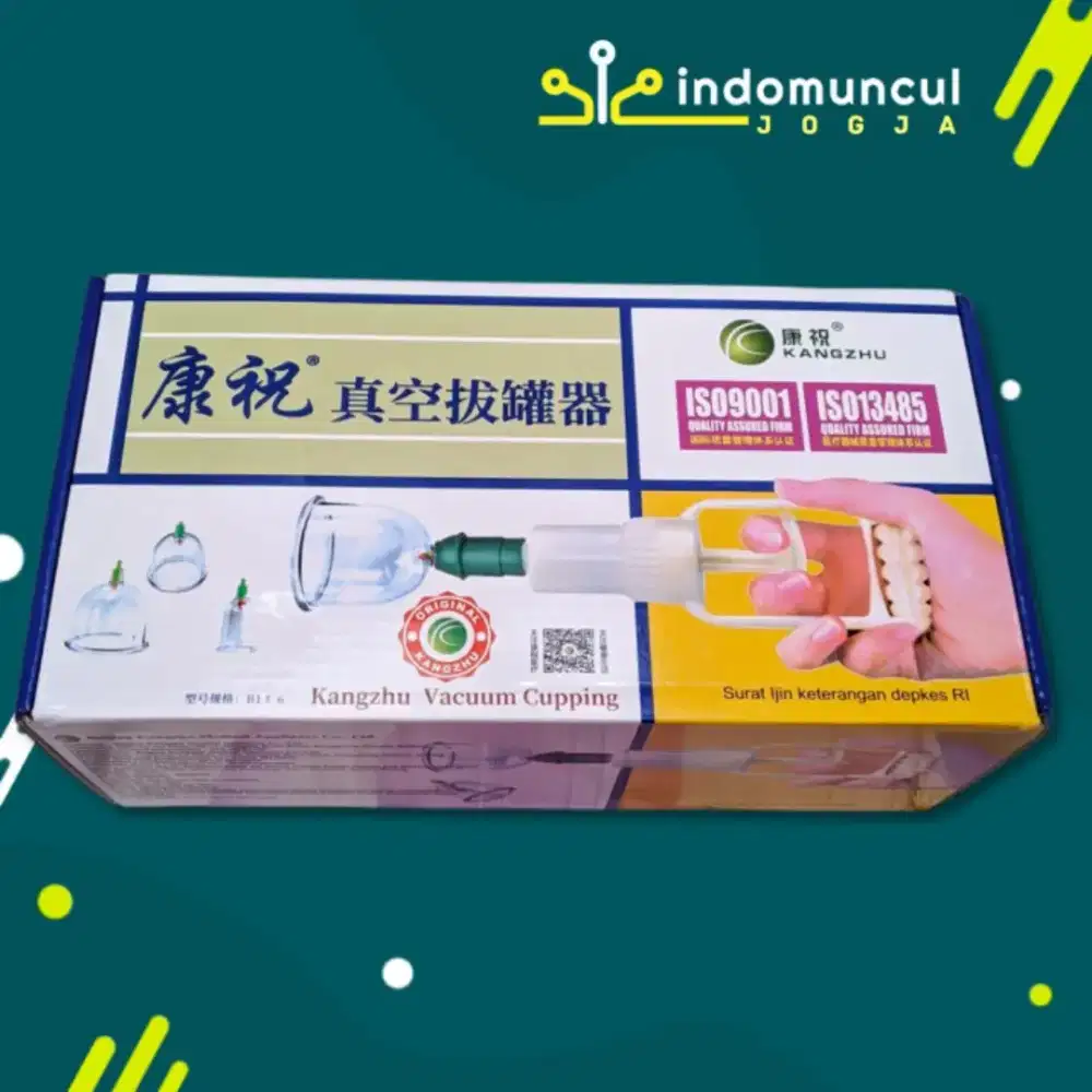 kangzhu 6 kop bekam alat bekam 6 cup, kz6 asli original, NEW