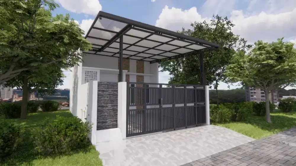Design Kanopi Depan Minimalis