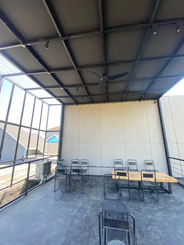 Kanopi plafon atap cafe