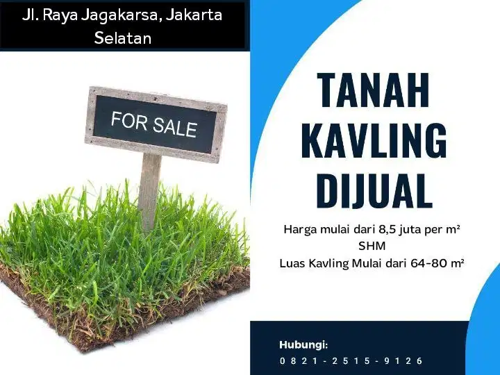 Dijual Kavling dalam Cluster dekat Tol Depok-Antasari Terminal Ragunan