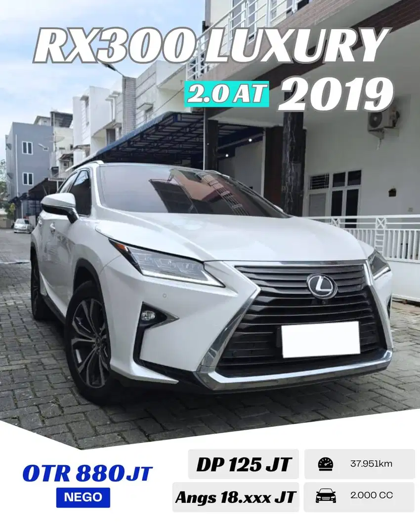 [ODO 37RB‼️] LEXUS RX300 LUXURY 2019