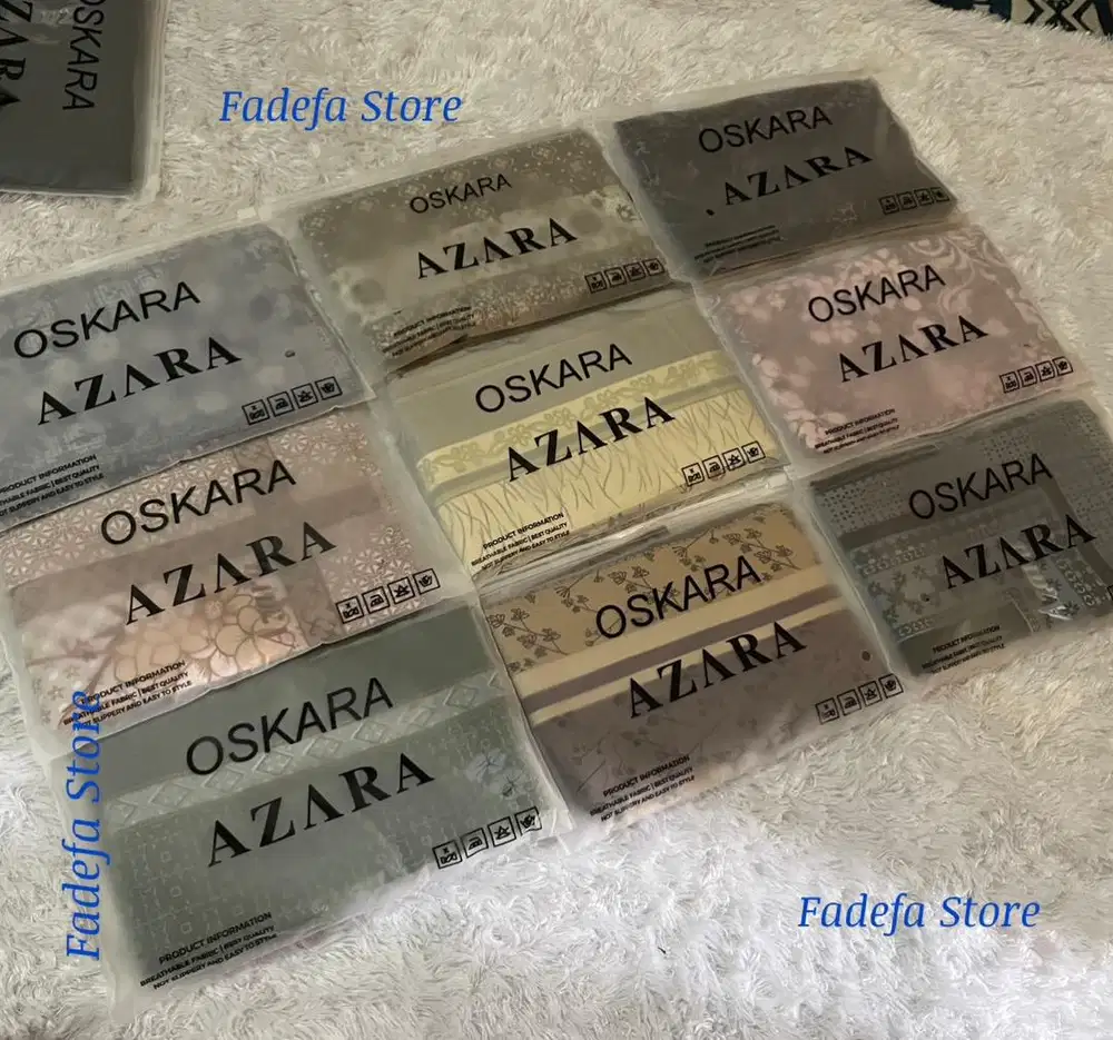 Hijab segiempat ukuran standar 110x100 by Azara