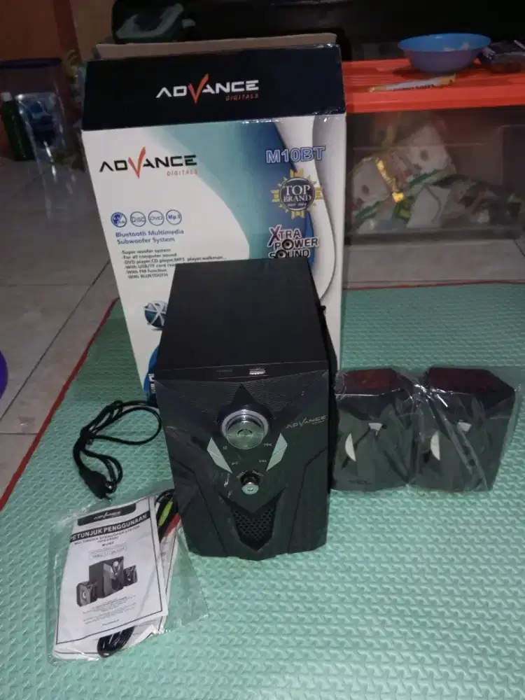 Speaker aktif merk advance m10bt baruu