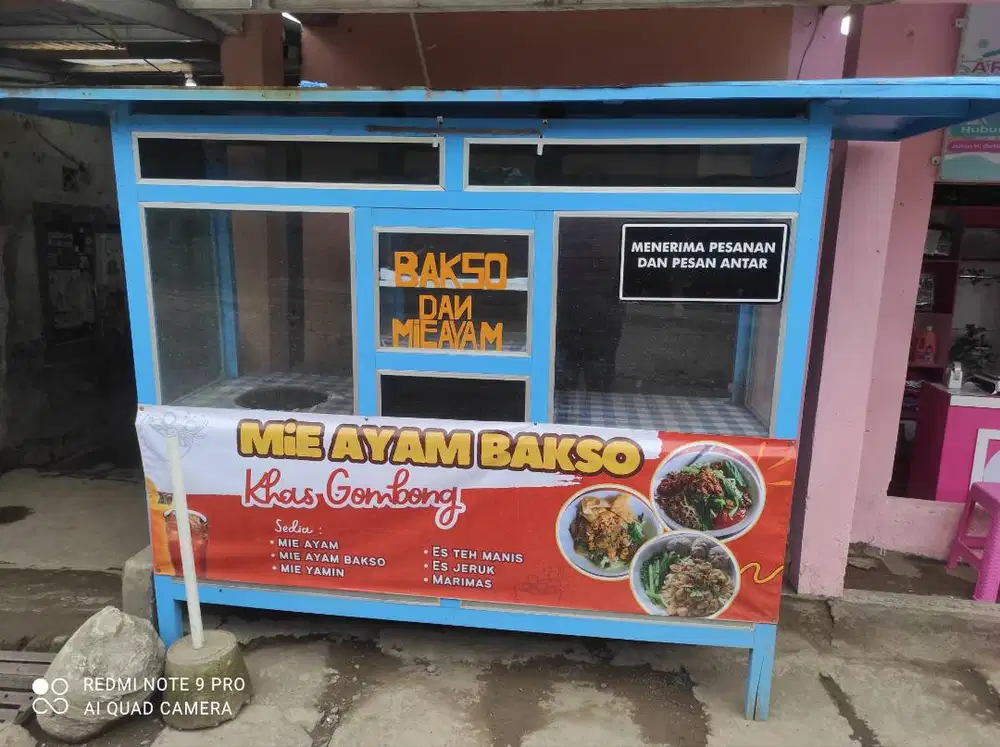 Gerobak Mie Ayam dan Bakso