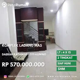 townhouse murah komplek ladang mas daerah titi kuning katamso