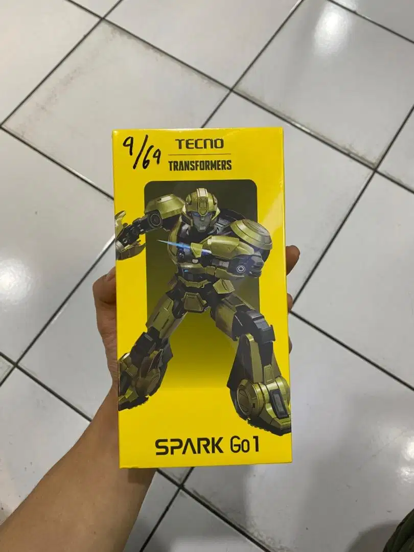 Tecno spark go1 resmi segel box