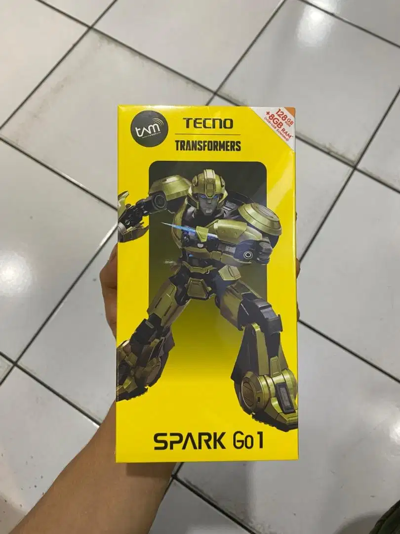 Tecno spark Go 1 resmi segel box