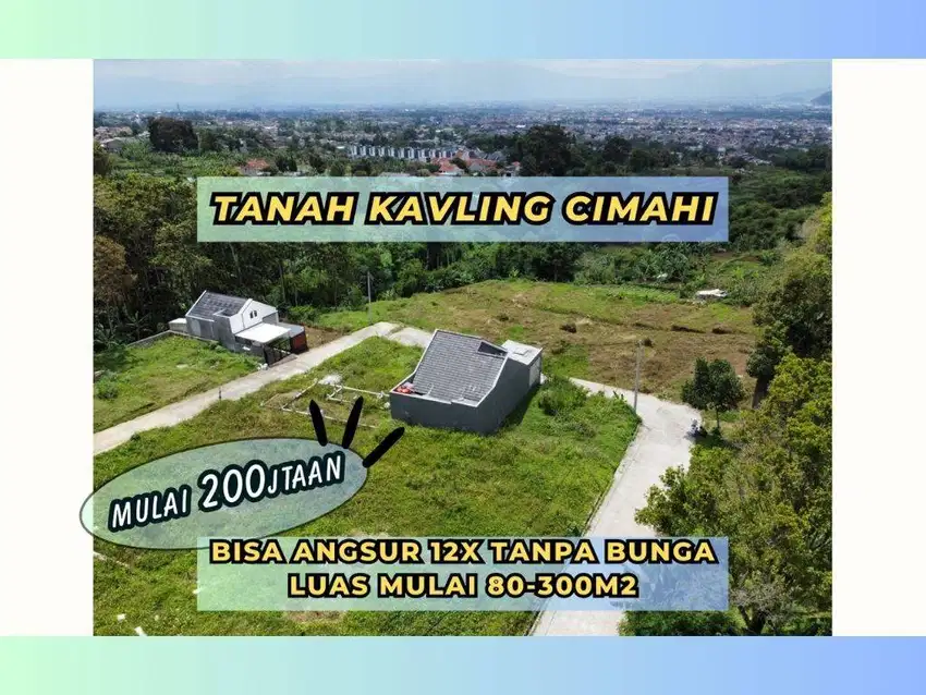 TANAH MURAH CIMAHI BISA CICIL 12X