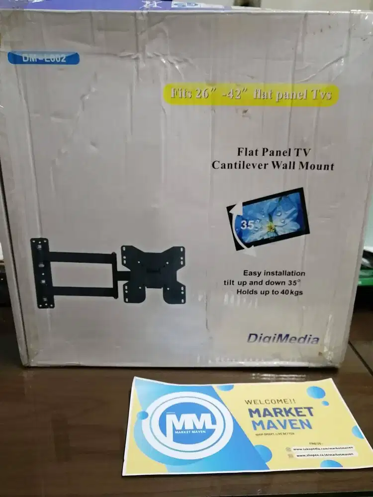 Bracket Digimedia DM L002 untuk TV LED dan LCD 26 inch - 42 Inch