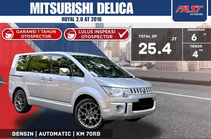 MITSUBISHI DELICA ROYAL 2016 2.0 AT LOW KM.70RB & PAJAK PANJANG #F5ST